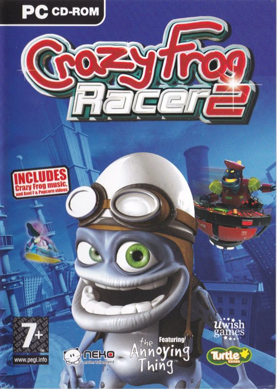 Crazy Frog Arcade Racer box art for Playstation 2